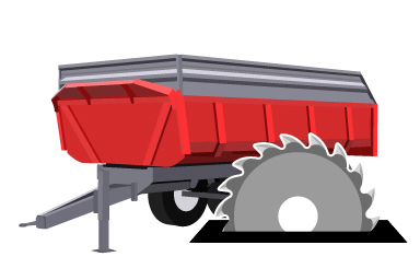 Машины, прицепы, пилы