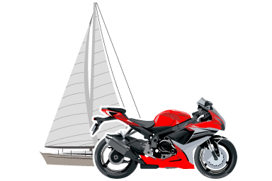 Мотоциклы, лодки